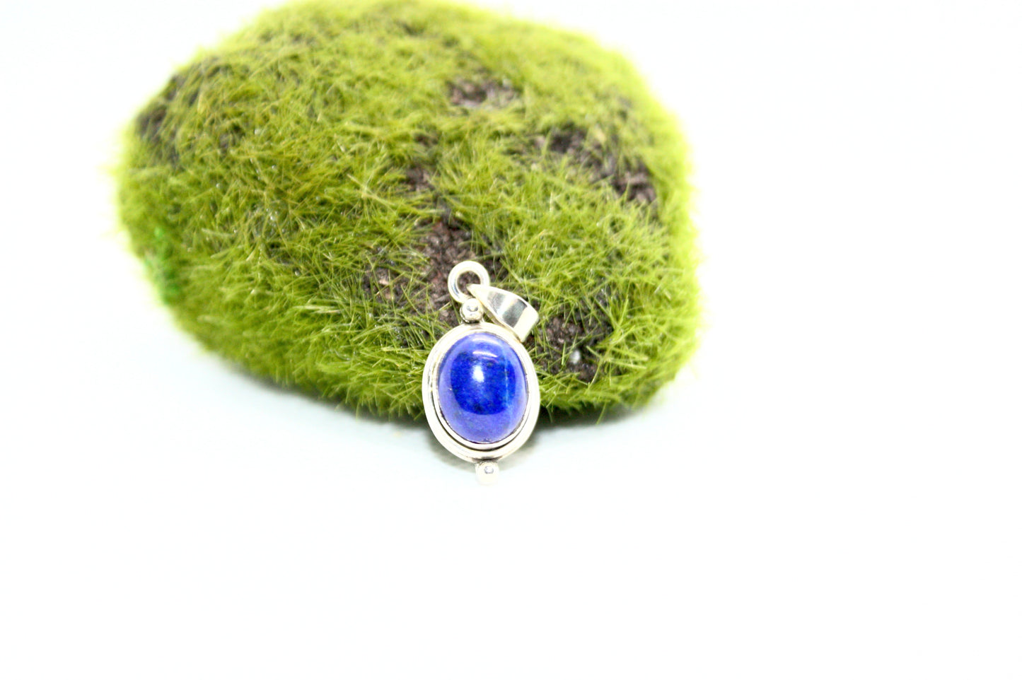 Lapis Lazuli Sterling Silver Pendent kraftymother.com