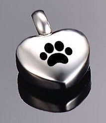 PET URN Heart Shape Necklace Set