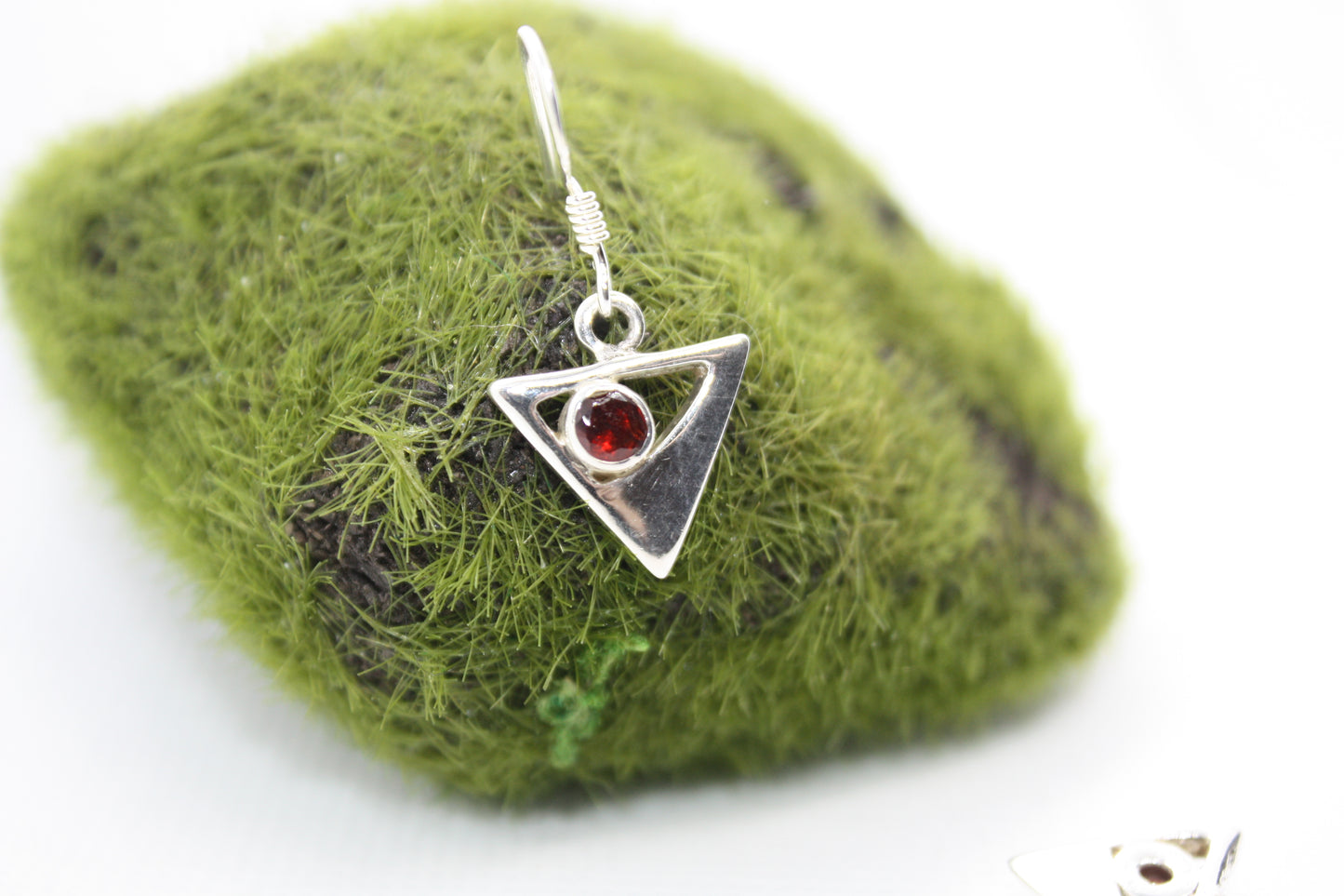 Carnelian Sterling Silver Earrings
