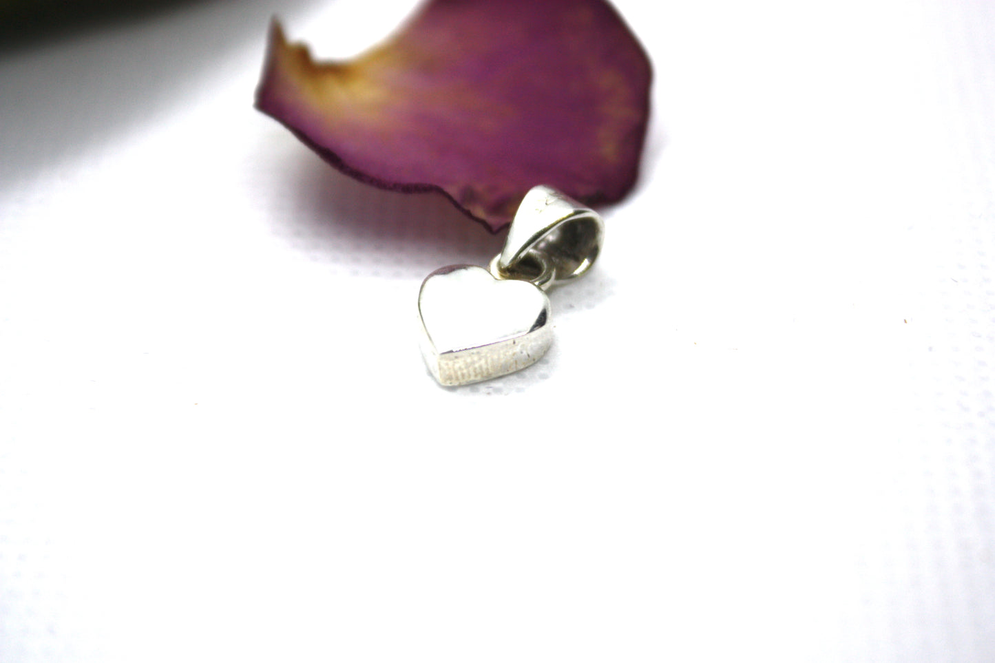 Sterling Silver Small Heart Pendant kraftymother.com