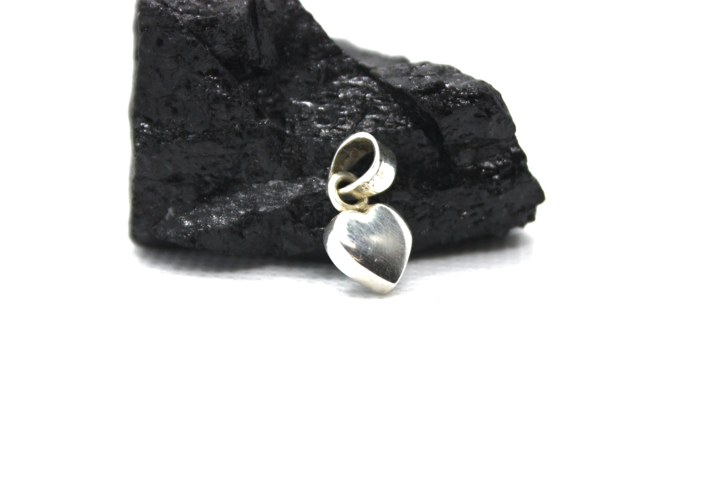 Sterling Silver Small Heart Pendant kraftymother.com