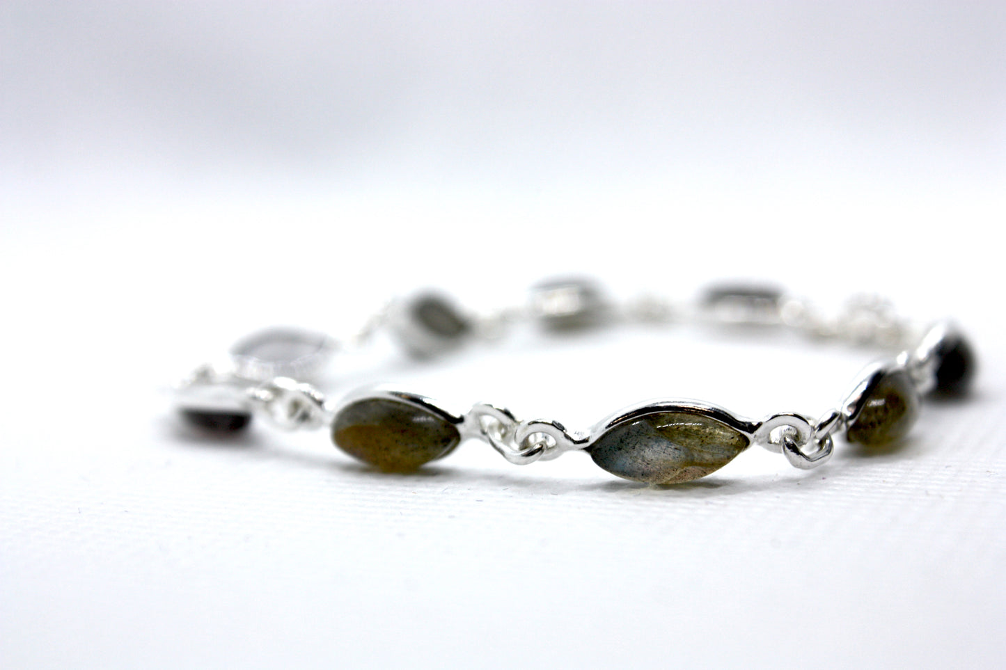 Labradorite Sterling Silver Bracelet kraftymother.com