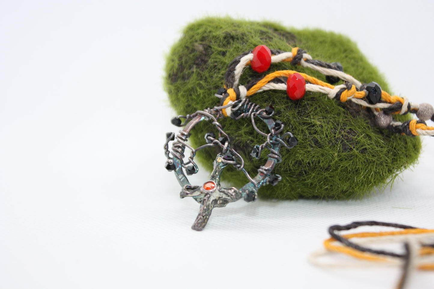 Handmade Necklace "The Faith Catcher" kraftymother.com