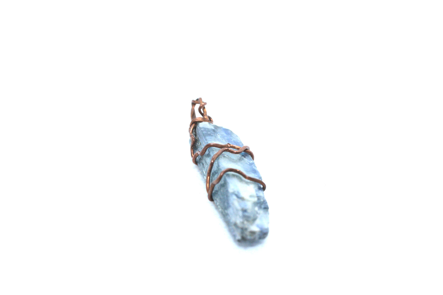 "Kyanite Blue" handmade pendant kraftymother.com