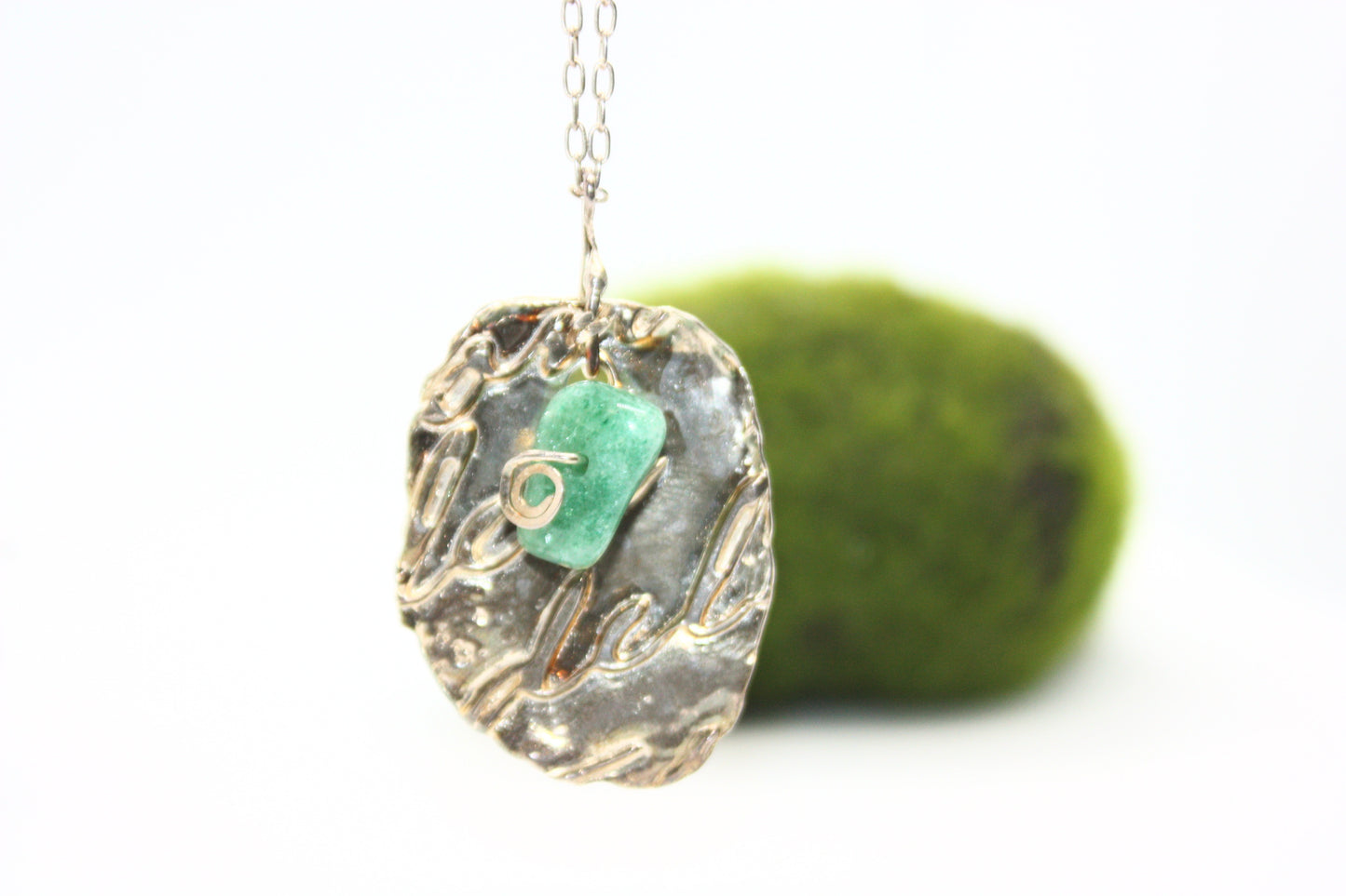 Fine Silver Handmade Pendant - Kraftymother.com