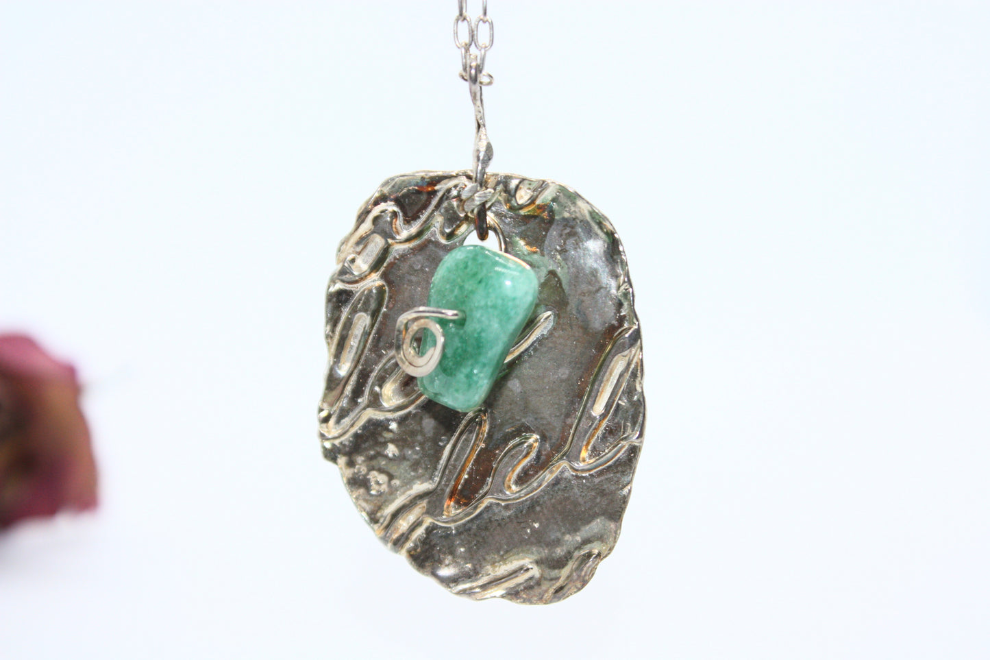 Fine Silver Handmade Pendant - Kraftymother.com