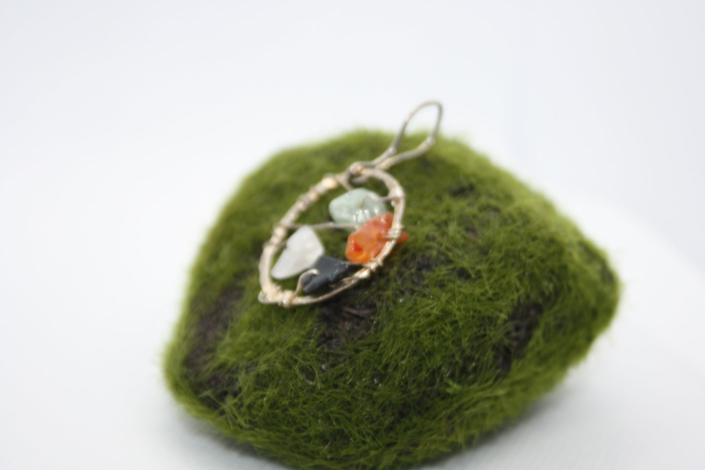 Handmade Fine Silver Pendant "The 4" kraftymother.com