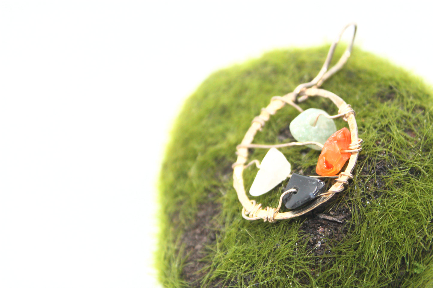 Handmade Fine Silver Pendant "The 4" kraftymother.com