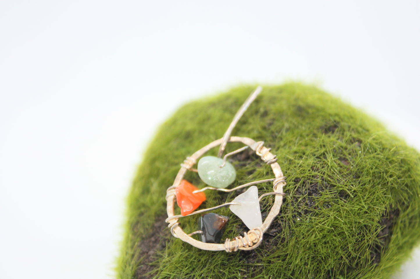 Handmade Fine Silver Pendant "The 4" kraftymother.com