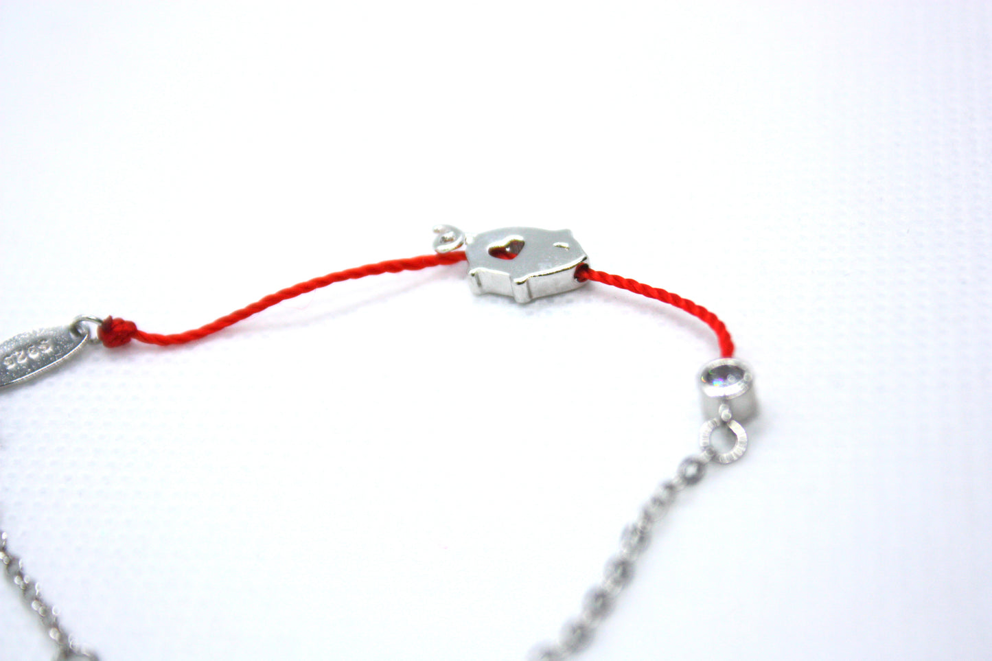 Pig Bracelet 925 Sterling Silver