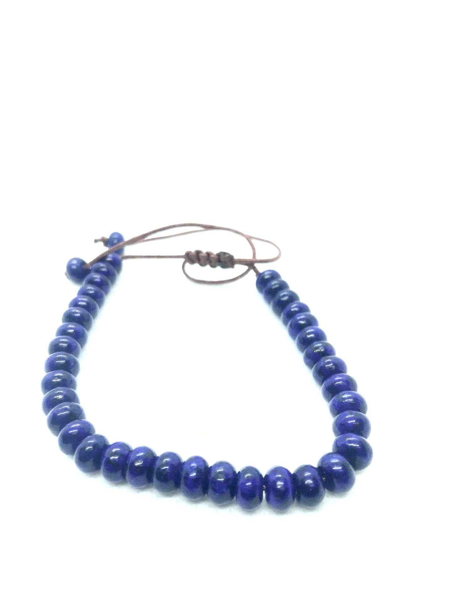 Lapiz Lazuli Mens or Woman's Bracelet 4-6mm beads