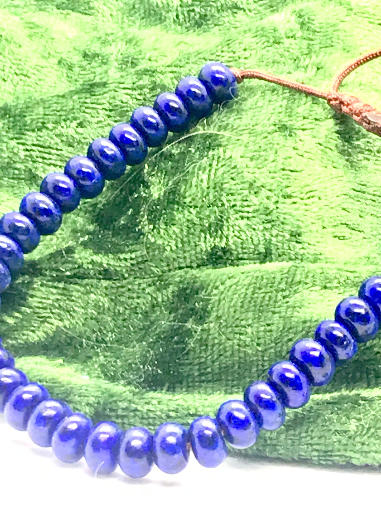 Lapiz Lazuli Mens or Woman's Bracelet 4-6mm beads