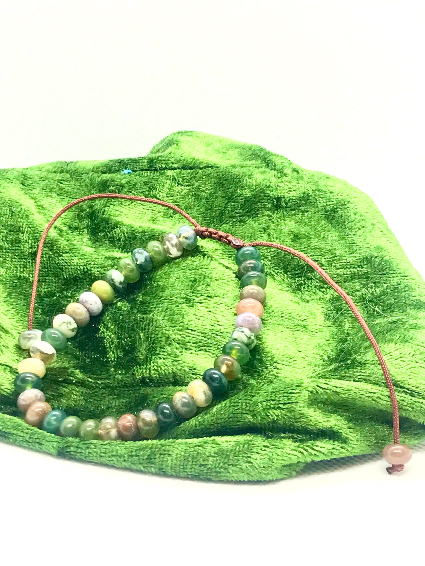 Jasper Mens or Woman's Bracelet 4-6mm beads