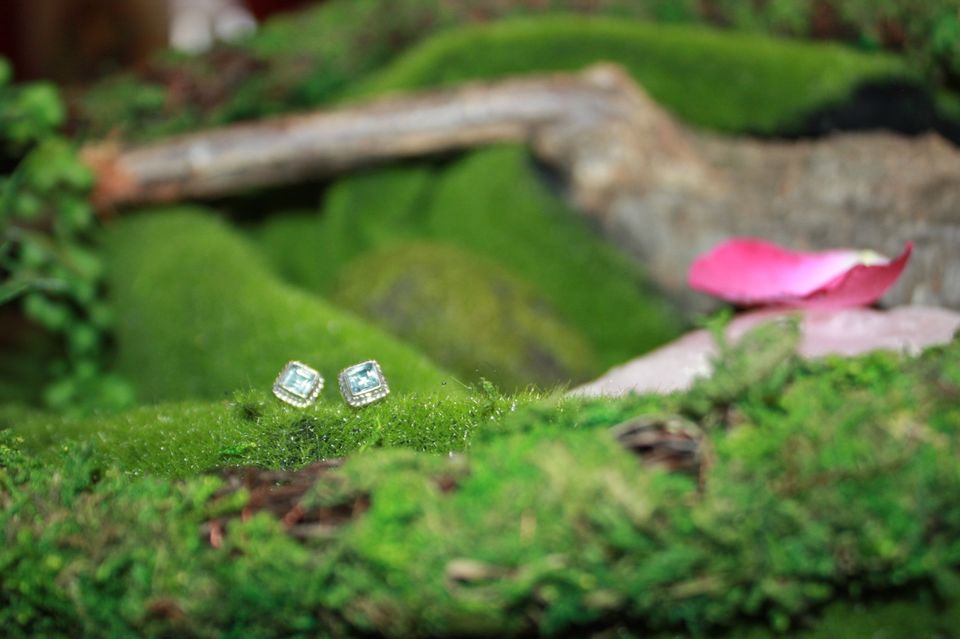 Blue Topaz Sterling Silver Earrings kraftymother.com
