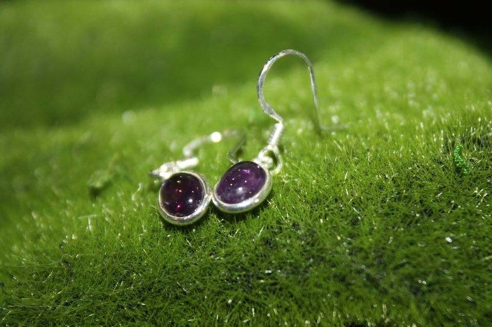 Amethyst Sterling Silver Earrings