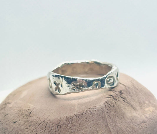 Handmade Fine Silver Ring