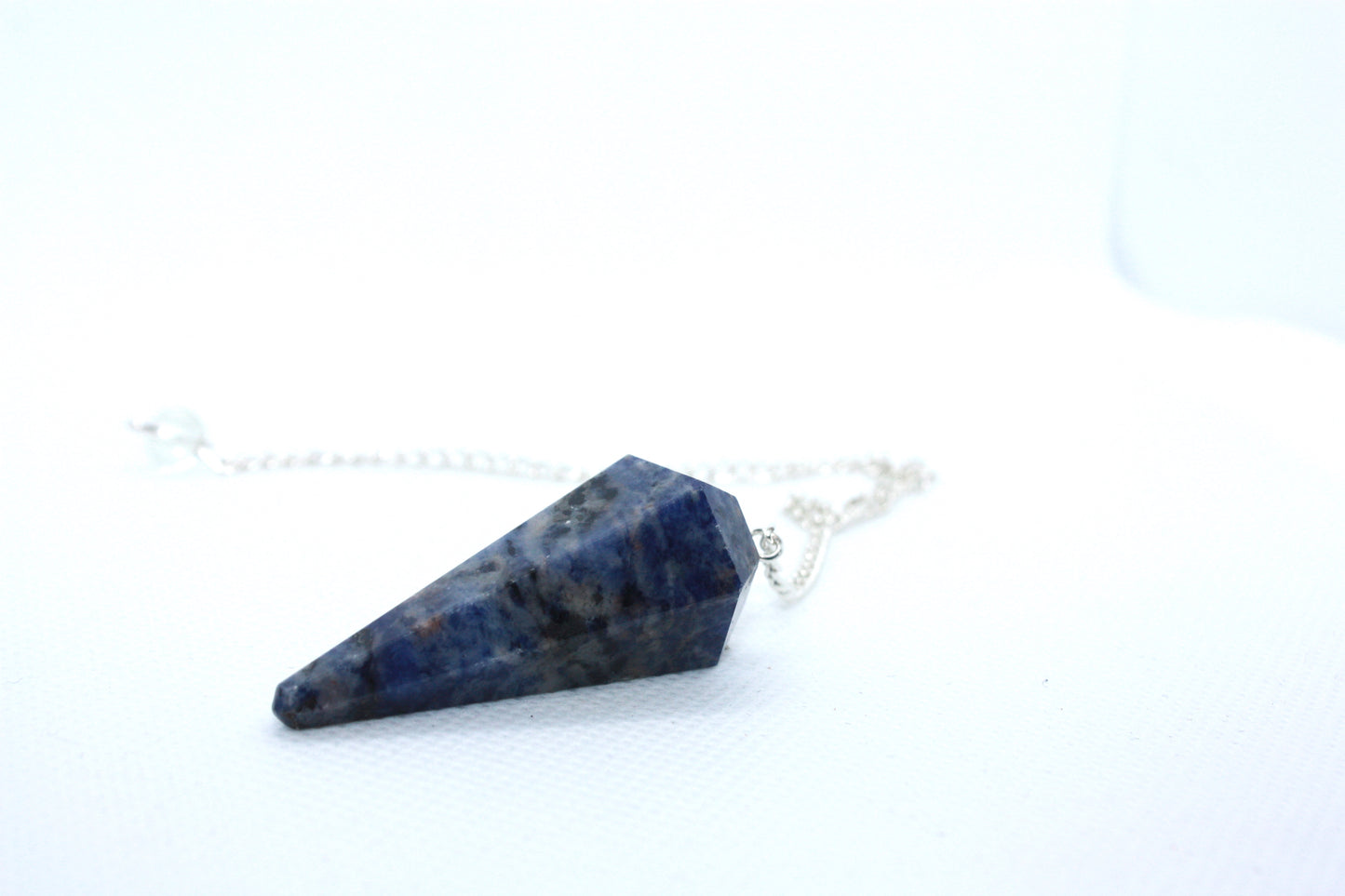 Sodalite Pendulum with Velvet Pouch