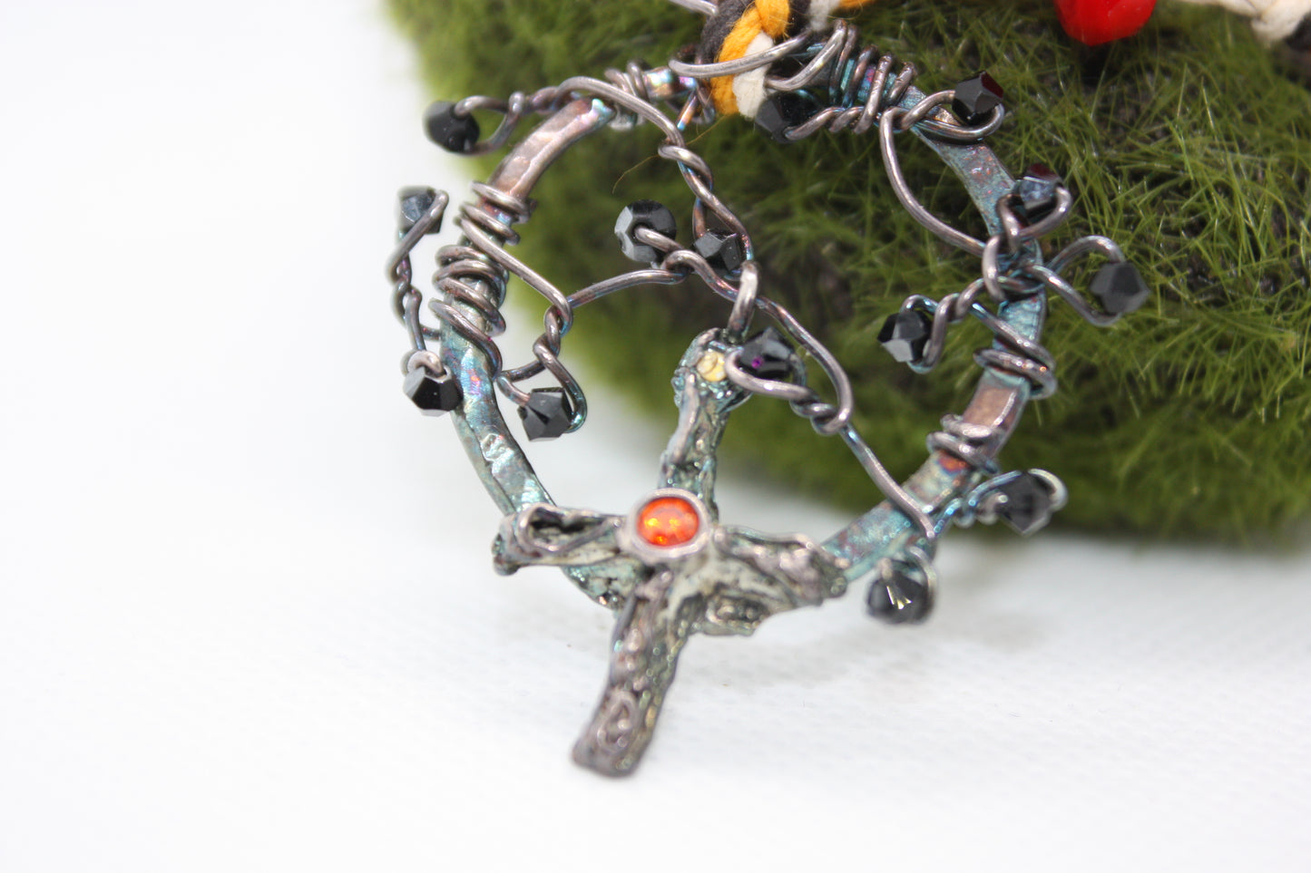 Handmade Necklace "The Faith Catcher" kraftymother.com