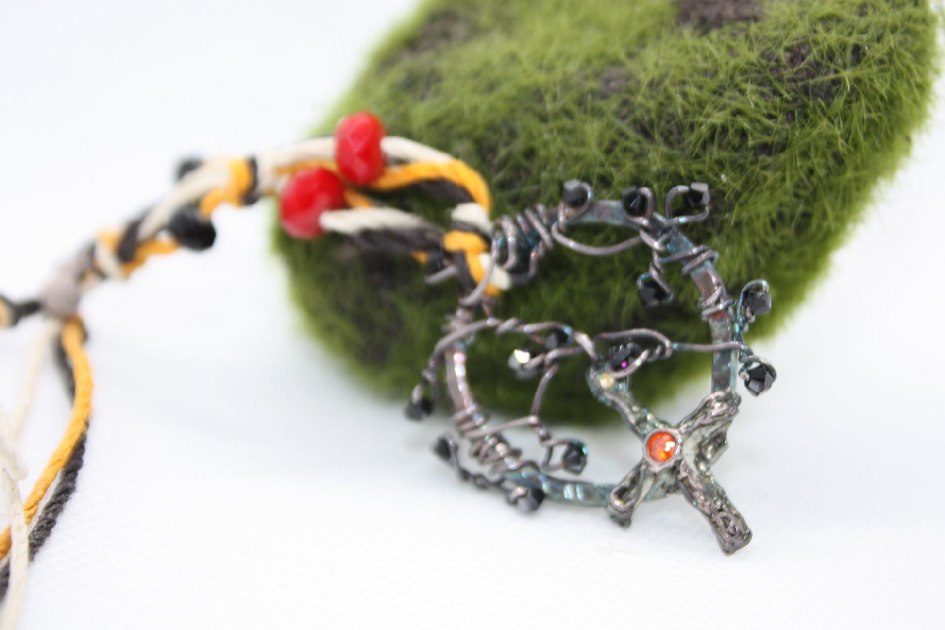 Handmade Necklace "The Faith Catcher" kraftymother.com